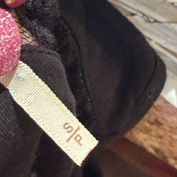 Free People Out of Africa Cut Out Bodycon Dress Small/Black - Picture 8 of 13